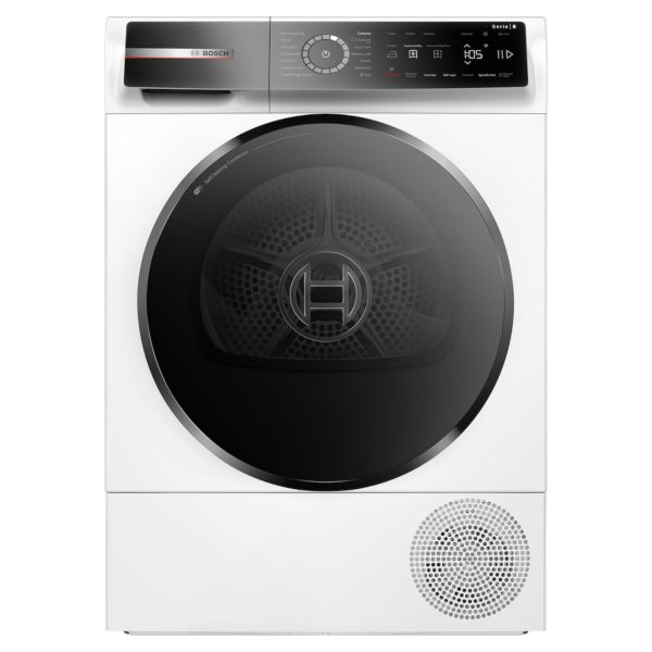 Bosch Series 8 WQB246C9GB 9kg Heat Pump Dryer - White