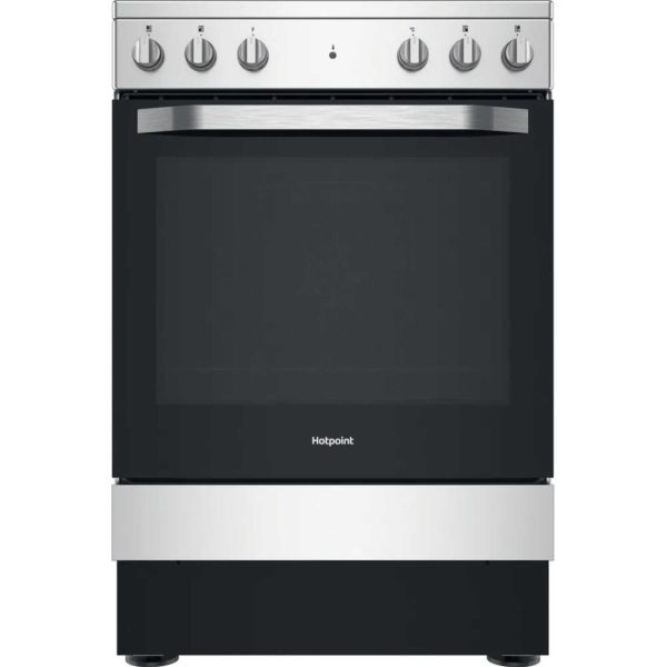 Hotpoint HS67V5KHX 60cm Electric Single Cooker - Inox