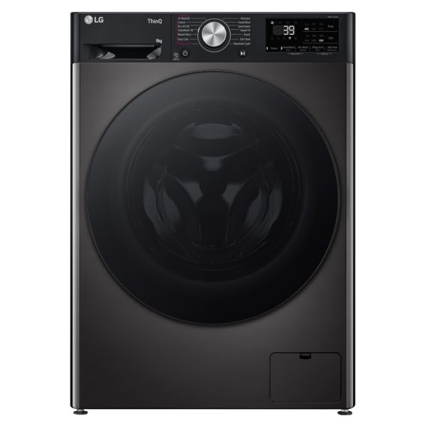 LG F2Y709BBTN1 9kg 1200rpm Washing Machine - Black